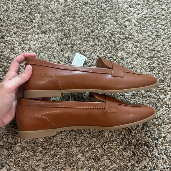 NWT Old Navy City Loafers - Cognac Brown - Women's size 10 - Picture 7 of 12